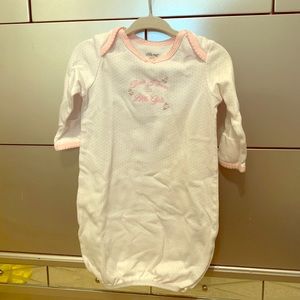 NEW baby gown. “Thank Heaven for Little Girls”